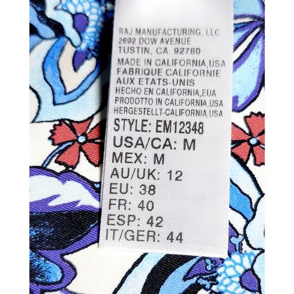 NWT ELLA‎ MOSS Folktale Floral Ruffle Leg Boho Bikini Bottom Women's Size M - Picture 8 of 9